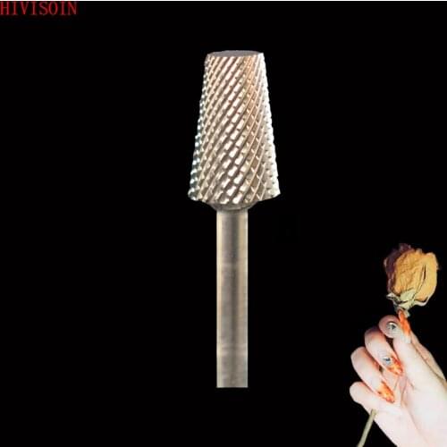 10 pcs Carbide Nail Drill Bit -Tapered Barrel Bit