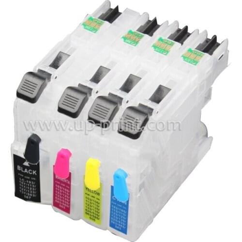 4pcs LC203 LC205 LC207 LC209 refillable Ink cartridge for Brother MFC J4320DW J4420DW J4620DW J5520DW J5620DW J5720DW printer
