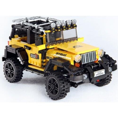 500+pcs Car Series All Terrain Vehicle Set Building Blocks Model Bricks Toys for Kids Educational Gifts Compatible with Block