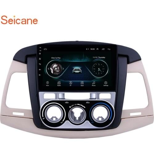 Seicane 9" 2Din Android 8.1 GPS Car Radio FM Bluetooth Wifi Multimedia Player For Toyota Innova Manual A/C 2007 2008 2009-2011