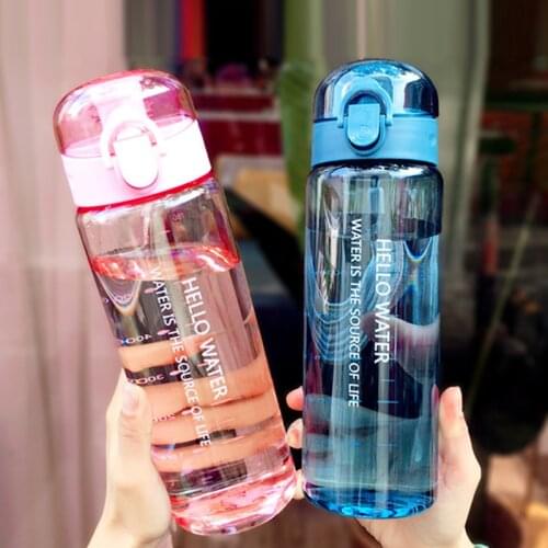 780ml Water bottle sport Transparent cup For Girl Tea Mug Camping Supplies Kitchen Tools