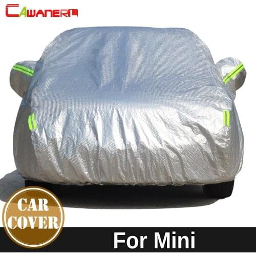 Cawanerl Thicken Cotton Car Cover Anti-UV Sun Snow Hail Rain Protect Cover For Mini Clubman Countryman One Cooper Coupe Roadster