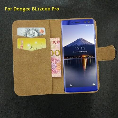6 Colors Doogee BL12000 Pro Case Leather Fashion Vintage Luxury Exclusive Retro Doogee BL12000 Pro Protective Phone Cover Credit