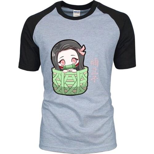 Demon Slayer Tshirts Shinobu Kocho Men T Shirt Kimetsu No Yaiba Homme Summer Vintage T Shirts Short Sleeve Tee Round Neck Tops
