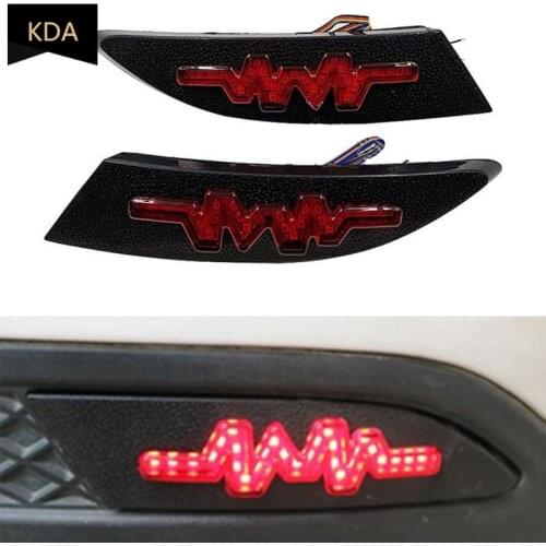 2Pcs Dynamic Rear Bumper Lamp Light For Ford Focus Sedan 2012 2013 2014 2015 2016 2017 2018 Focus Hatchback 2012-2014