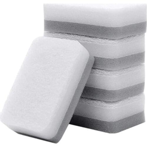 Double Sided Sponge Scouring Pad Cleaning Sponges Kitchen Household Cleaning Tools