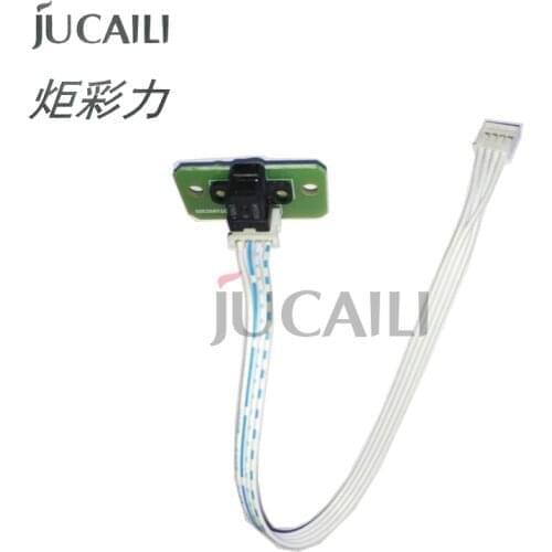 Jucaili 2pcs Senyang board encoder sensor with H9730 reader for Epson xp600/DX5/DX7 printhead encoder reader 4 lines 4 connector