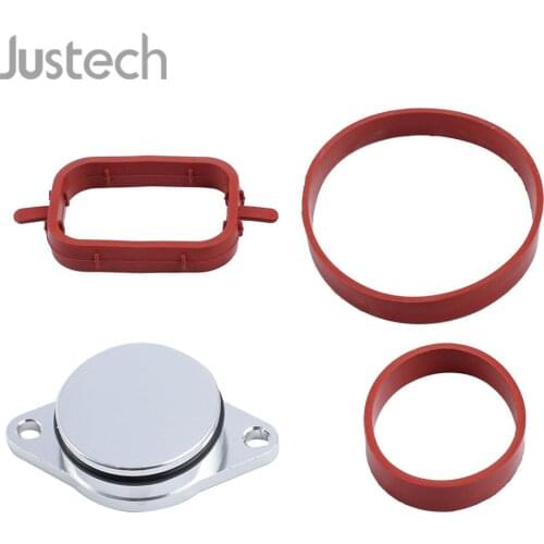 Justech 6Pcs 22mm Swirl Flap Blanks For BMW DIESEL Swirl Blanks Flaps Repair Delete Kit With Intake Gaskets