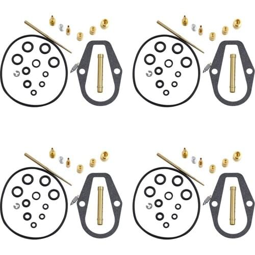 4Sets Motorcycle Carburetor Rebuild Repair Tools Kit For Honda 16010-323-315 CB500 CB550 CB500K Four CB550F Super Sport CB550K
