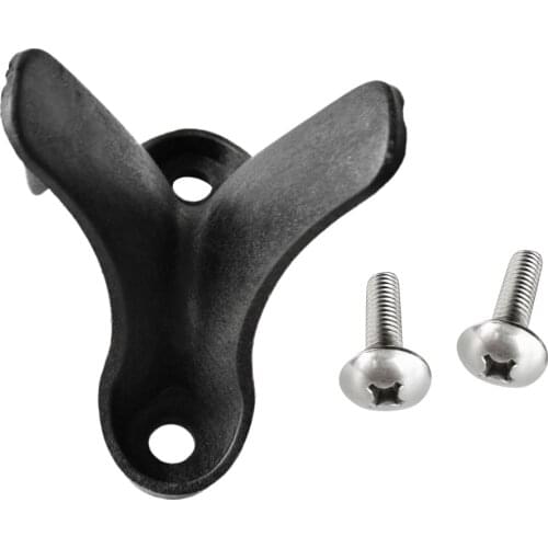 Kayak Canoe Rudder Tail/Rear Rest Rack Holder Stand Accessories + 2 Pieces Screws for Water Sports Sufring Surf Accessories