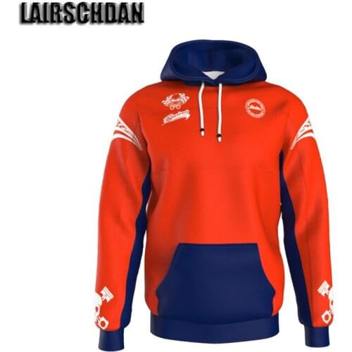 LairschDan 2021 mens motorcycle hoodie racing moto riding hoody clothing Bike MTB jacket sweatshirts coat women cycling clothes