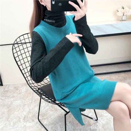 Room 192265, no. 4 in 5 】 to film in the pure color long sleeveless vest vest pocket [1065] 44