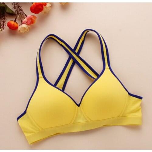 The new girls bra The development of the United States back no steel ring students underwear buckle 8863