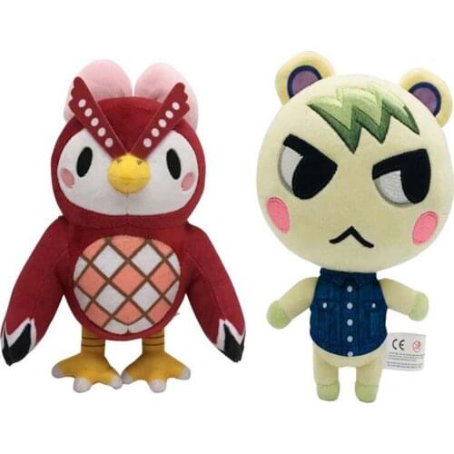 2pcs/lot Animal Crossing Plush Toys 20cm Celeste Stitches Isabelle Raymond Marshal Soft Stuffed Toy Dolls for Kids Gifts