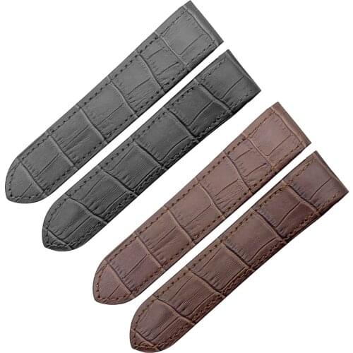 20mm 23mm Strap fit for Santos 100 XL s Mens and Womens Watch Leather Strap Bracelet Wrist band belt Accessories