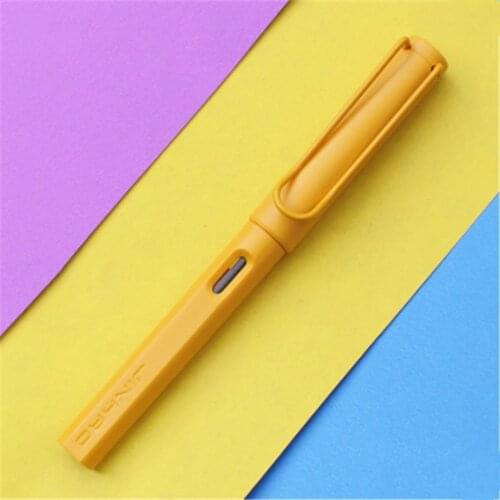 Jinhao 777 Matte Yellow Student office Fountain Pen School Supplies Writing ink Pens stationery