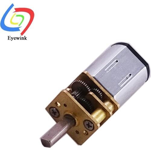 High Speed Mini N20 Motor 3V 6V 12V DC N20 Mini Micro Metal Gear Motor with Gearwheel DC Motors 1000/1500/2000/3000/4000RPM