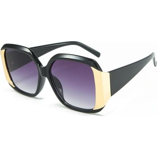 Oversized Ladies Sunglasses Women Square Sun Glasses Luxury Brand Vintage Fashion Big Shades Oculos Feminino Lentes De Sol Mujer