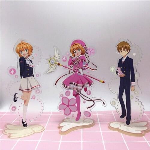 1 Pc Anime Cardcaptor Acrylic Stand Model Toys Action Figure Pendant toy 15cm double-side gift
