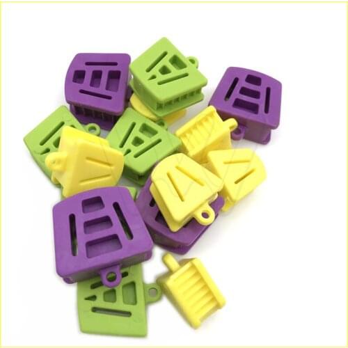 10Pcs Dental Bite Block Retractor Opener Silicone Mouth Props Cushion AdultChild