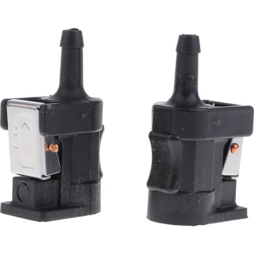 2pcs Plastic Female Fuel Line Tank Connector Fit Yamaha Outboard Motor Marine Boat Engine 6.5 x 11 cm Dropship