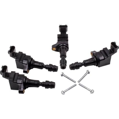 4pcs Ignition Coils for Chevrolet HHR Equinox Cobalt Captiva for GMC Terrain for Pontiac G4 2.4L L4 for Saab 9-5 2006-16 D517A