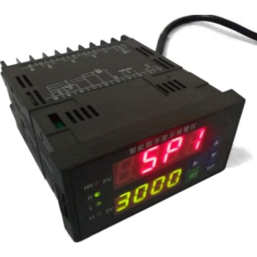 Pressure Sensor Transmitter Intelligent Digital Field Display Alarm Instrument 4-20mA Two-way Four-way Controller