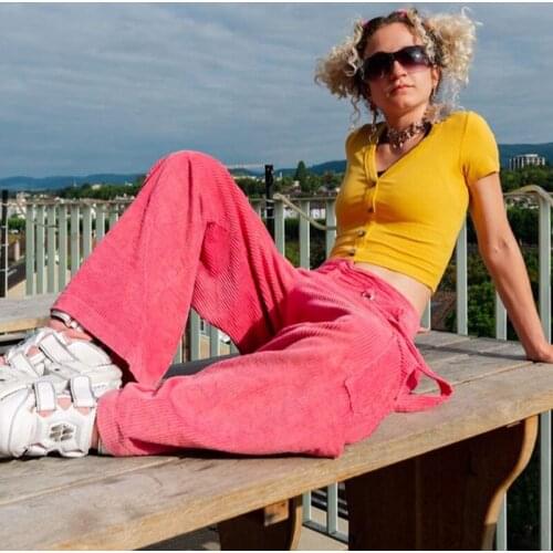 Hirigin Women's Corduroy Trousers