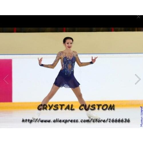 Custom-made Girls Figure Skating Dress New Brand Ice Skating Dresses For Competition DR4811