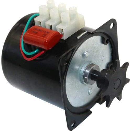 Incubator Turn The Eggs Motor Reversible Geared Motor 220V Incubator Accessories 2.5r/Min