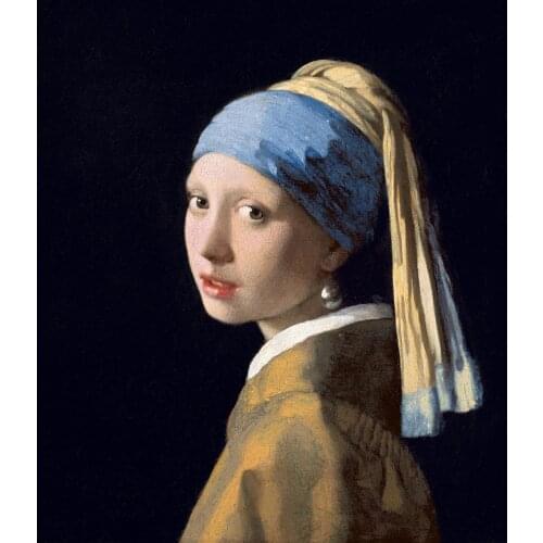 Famous Painting "Girl with a Pearl Earring" 5D DIY Diamond Painting Full Square Round Diamond Embroidery Sale Rhinestone Picture