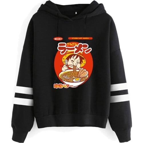 Luffy One Piece Funny Cartoon Japanese Anime Casual Hoodies Men Harajuku Kawaii Chopper Fashion Sweatshirt Couple Hoody Male