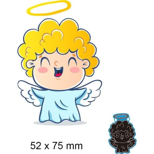 Metal Cutting Dies Angel and Demon New Scrapbook Paper Decoration Template Embossing DIY Paper Card Craft