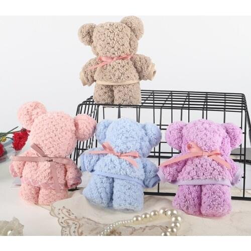Lovely Plush toys Brown Teddy Bear Stuffed Animals Soft Toy Dolls DIY Towel for Girls Boys Children Gift