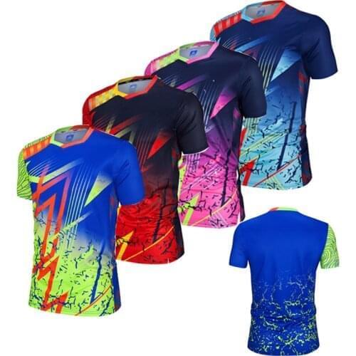 2020 Men running T-Shirts,women Table Tennis Jerseys, tennis shirts Male badminton t-shirt 7329 7330 Free print name