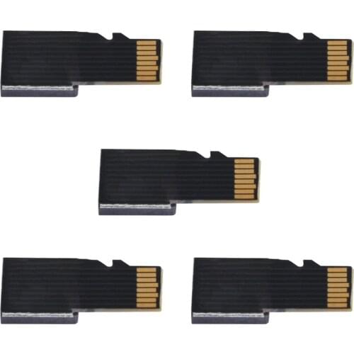 CY 5pcs/lot Micro SD TF Memory Card Kit Male to Female Extension Adapter Extender Test Tools PCBA Reader for Car GPS Phone