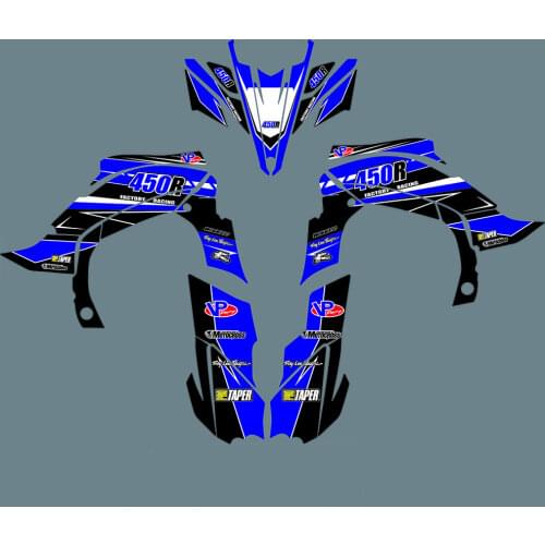 Motorcycle ATV 3M GRAPHICS BACKGROUNDS DECALS STICKERS For Yamaha YFZ450R 2009 2010 2011 2012 2013 YFZ450 R For Yamaha 450R YFZ