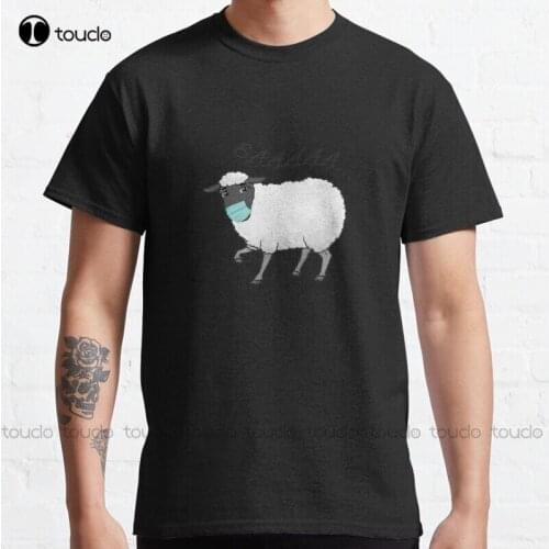 New Masked Sheep Funny Gift Idea For Sheep Lovers Classic T-Shirt Cotton Tee Shirt S-5Xl Unisex dog tshirt