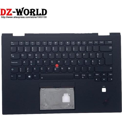 New Original Estonian Backlit Keyboard With Shell C Cover Palmrest Upper Case for Lenovo Thinkpad X1 Yoga 3rd Gen Laptop 01LX869