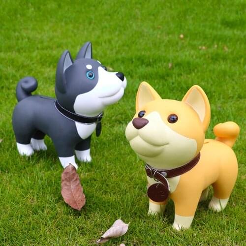 Adorable Kid Coin Bank Saving Box Catoon Puppy Dog Money Box Collection Piggy Bank Home Decoration Kids Gift