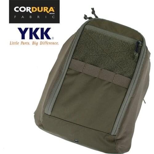 TMC Scarab Plate Carrier SCA Zip On Panel Pouch Tactical Zipper Pack Ranger Green(SKU051491)