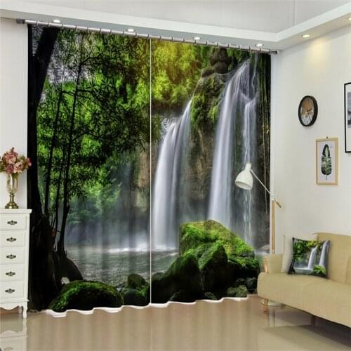 Customized Lavender Luxury 3D Blackout Window Curtain Drapes For Living room Bed room Hotel Wall Tapestry Cortinas