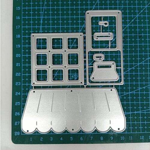 Dies Scrapbooking New Arrival 2021 Shop Store Frame Metal Cutting Dies Christmas Card Making Supplies Stencils For Decoration