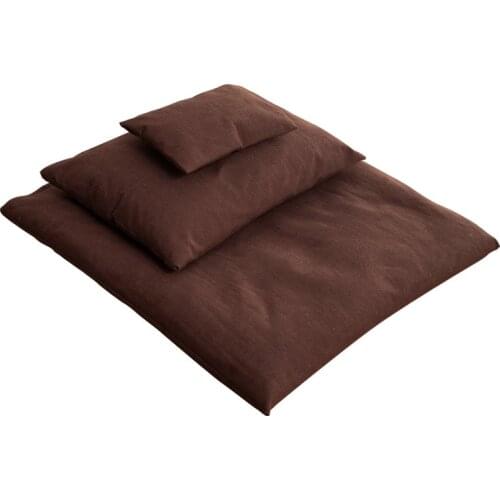 Filled 100% Cotton Soft Meditation Zafu Zabuton Yoga Mat & Cushion Set Kneeling Sitting Supporting Exercise Practice Seating