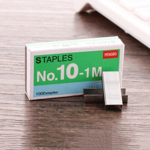 1000Pcs/Box Metal Staples No.10 Binding Stapler Office Binding Supplies School Stationary Drop Shipping