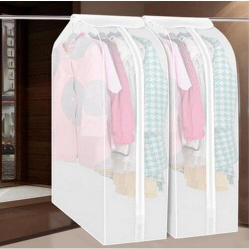 Big clothes dust cover clothes cover dust wedding dress bag coat storage bag hanging thickened sweater suit dust cover
