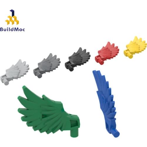 BuildMOC 11100 Wing ldd 11100 For Building Blocks Parts DIY Construction Creative gift Toys