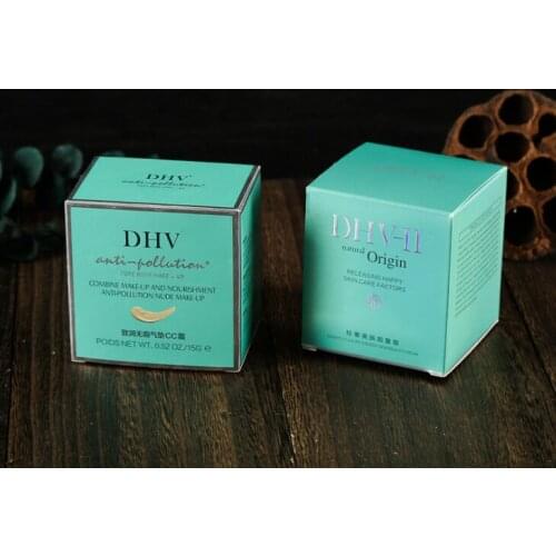 Custom paper luxury gift cosmetic perfume shopping box and bag with ---DH12270