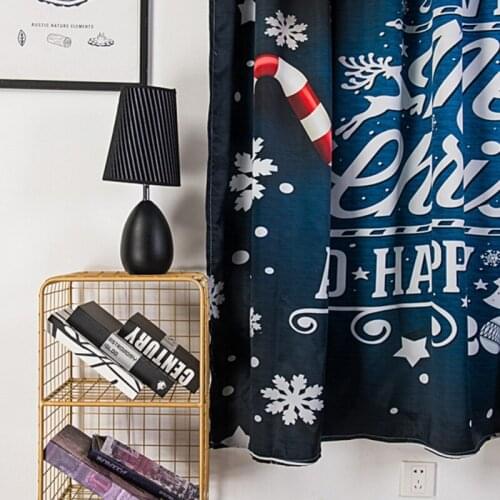 One Piece Chris Christmas Print Series Shading Curtain Tapestry Holiday Home Textile Home Decoration