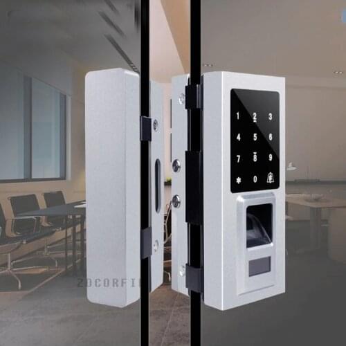 DIY Digital door lock with touch screen Fingerprint & RFID& password electronic locks sensors for office and apartment